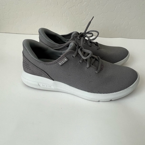 Kizik Madrid hands free sneakers grey 10.5 - Picture 6 of 9